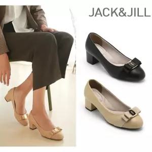 리본장식 메모리폼 쿠션 펌프스 발볼선택형