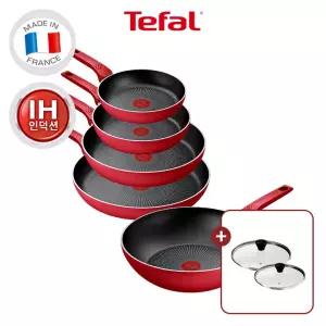 [테팔] 데일리 엑스퍼트 인덕션 5종 풀세트(팬20/24/28/32+웍28)(+레온 유리뚜껑2개(24+28cm))