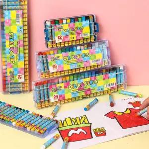 아트박스/호사문구 [아트필드] 토이 소프트 오일 파스텔 24색