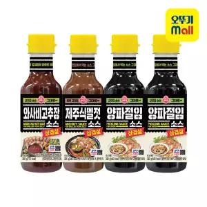 [오뚜기] 삼겹살 소스 3종(양파절임 330g 2개+제주식멜젓 325g 1개+와사비고추장 360g 1개)