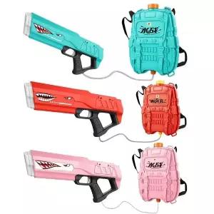 유니커블 대형 상어 대용량 배낭 충전식 전동 물총 워터건 샷건