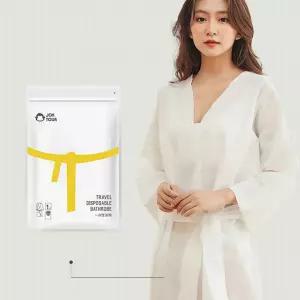 여자 일회용 목욕가운 1P 여행 출장용 물놀이 가운
