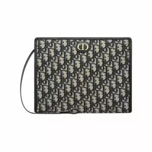 [명품] 30 MONTAIGNE 미디엄 파우치 블루 S2107UT