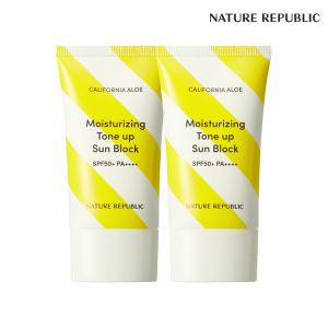 [네이처리퍼블릭] 1+1 캘리포니아 알로에 수분 톤업 선블럭 SPF50+PA++++