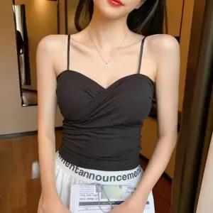 ONM 여자나시 매력적인 한 민소매티 기본나시 몸매 슬림