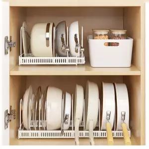 길이조절 후라이팬정리대 냄비정리대 후라이팬거치대