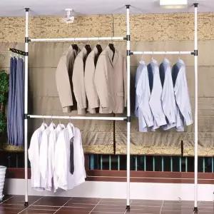 하사 조아행거3단 스트롱행거3단-옷걸이행거 조립식옷장