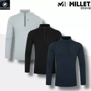 [밀레] 기능성 봄 남성 냉감 쿨 앨빈 집업 티셔츠 등산복 작업복_CA