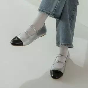 SOVO 커뮤트 더블 메리제인 플랫슈즈 1cm