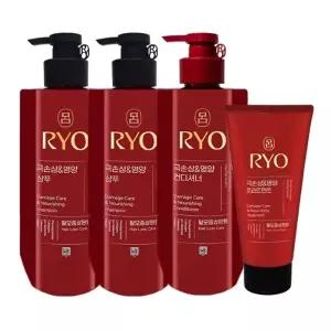 려 함빛 극손상 앤 영양 샴푸 592ml x2 + 컨디셔너 592ml + 트리트먼트 300ml