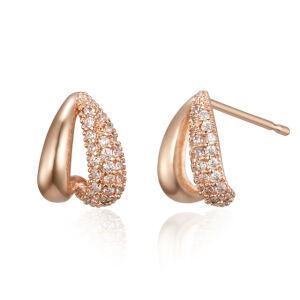 [엘르주얼리] 14K GF 투라인 볼룸 귀걸이 ELGPEE539