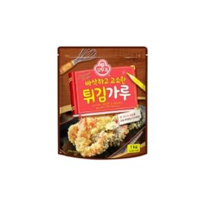 튀김가루 고소한 바삭하고 1KG 1개 튀김분말 바삭한튀김가루 바삭한튀김분말