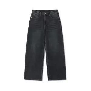 [엠엔씨][MNC] 빅사이즈 워싱 와이드핏 스판숏기장청바지 (MDIP811KD)