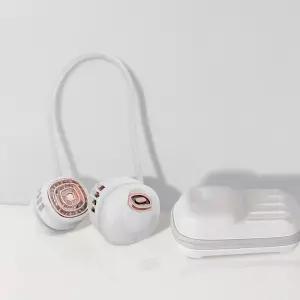 유아이티 프리미엄 듀얼 BLDC 넥밴드 선풍기 4단계풍속 휴대용케이스포함 넥풍