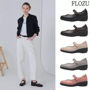 [플로쥬] 양가죽 웨지 메리제인 컴포트화