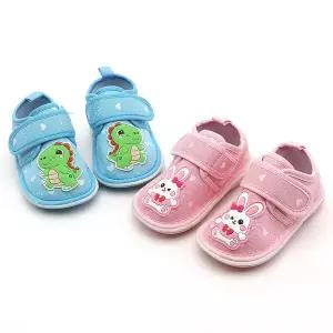공룡 토끼 삑삑이 유아 키즈 소리나는 신발