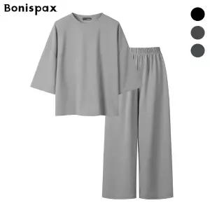 [롯데백화점]보니스팍스 7부 루즈핏 티 앤 팬츠 투피스 (XP2OP029M0)