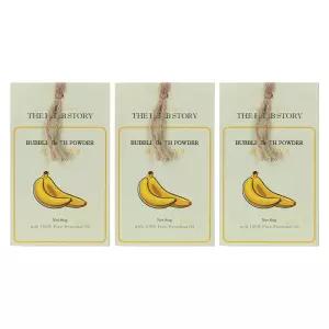 더허브스토리 버블바스 파우더, 바나나, 80g, 3개