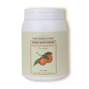 더허브스토리 버블바스 파우더, 오렌지 앤 레몬, 1000g, 1개