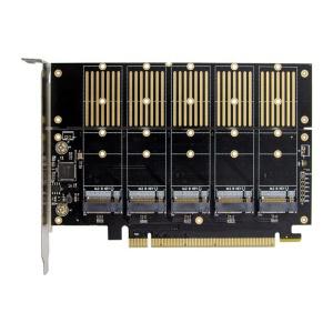 PCIe 5포트 M2 키 B SATA3.0 확장 카드 SSD JMB585 SATA M.2 NVME 변환기