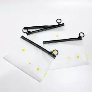 PVC지퍼백 고리지퍼백 슬라이드 여행용파우치 구디백