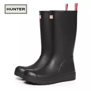 헌터 우먼스 플레이 톨 레인부츠 블랙 WFT2007RMA-BLK