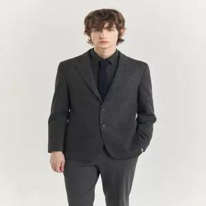 [24FW] HZJA4D341CG 반값세일CLASSSIC JERSEY 차콜 투톤 울 라이크 져지 자켓