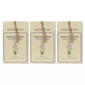더허브스토리 버블바스 파우더, 라벤더, 80g, 3개
