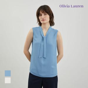 [올리비아로렌] 탈부착 타이 블라우스_VOCNS4M3411