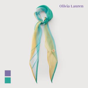 [올리비아로렌] 폴리 라인 쁘띠 스카프_VYCXF4Y3211