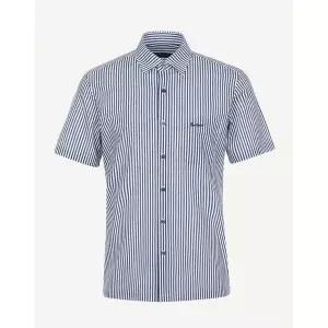 [하프클럽/인디안]인디안 스트라이프 프린트 반팔 셔츠_MITNS4M3101