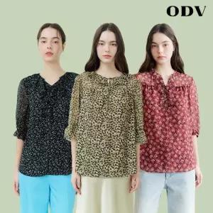 ODV 플라워 블라우스 3종