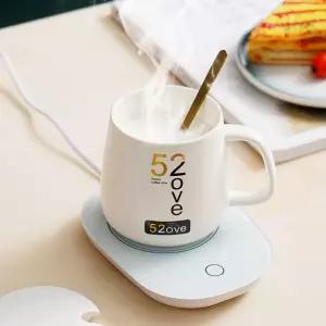 자동꺼짐기능 머그잔보온컵워머 사무실 커피잔워머 분유데우기포트 3색상