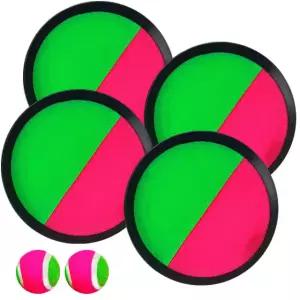 유아 캐치볼  어린이 찍찍이 공 놀이 아이 볼 실내 장난감 세트 벨크로 야구 글러브