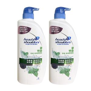 헤드앤숄더 쿨 멘솔 두피 트리트먼트 850ml 2개