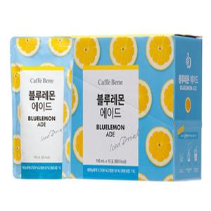 웅진식품 블루레몬 에이드 파우치 190ml 50개