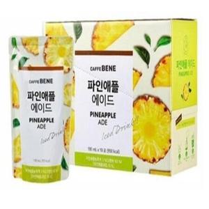 카페베네 파인애플 에이드 파우치 190ml 50개