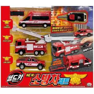 월드카 파워키 New소방차세트