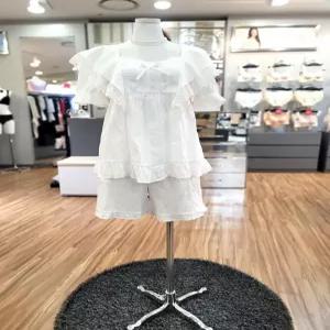 [에블린][에블린] 에블린 퓨어 프릴 반팔 파자마 EBPPF2414C (P003597353)