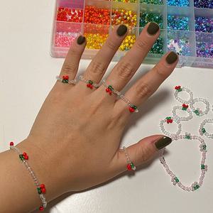 나만의 비즈팔찌 만들기 키트 세트 DIY 반지 목걸이 공예재료