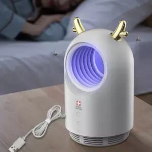 사슴뿔 디자인 LED포충기 KC인증 무소음 USB 모기퇴치기