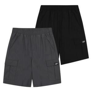 에꼴리에 세이브존03 5부 입체 카고 벤츄리 바지  24B1205-BK/CH