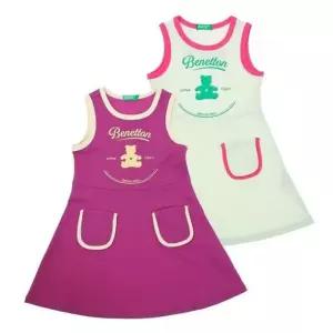 [갤러리아] 25SS 베네통키즈 와플 민소매 나시 원피스 (QAOP21531_)