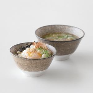 다온아토 하즈레 빈티지 공기대접세트 일본 도자기 밥그릇 국그릇