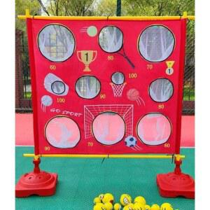 야유회 과녁맞추기 찍찍이 공던지기 보드 조절 게임보드 단 회 대형 소프트볼 던지기판