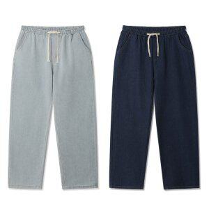 [엠엔씨][MNC] [2장묶음] 세미와이드 밴딩 청바지 (MDIP880GG)