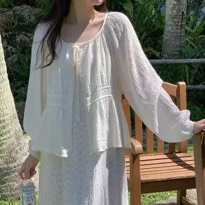 [코코블랑] [코코메이드]러브미 시어 블라우스