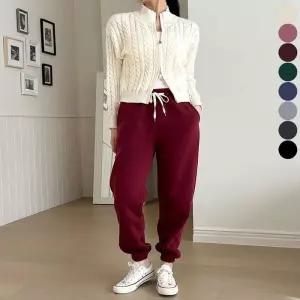 ONM 바지 밴딩 여성 조거팬츠 겨울 트레이닝 기모바지