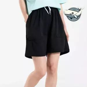 ONM 여름 실내복 바지 여성용 밴딩 편안한 4부