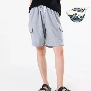 ONM 여성 카고 밴딩 4부 쇼츠 홈웨어 슬랙스